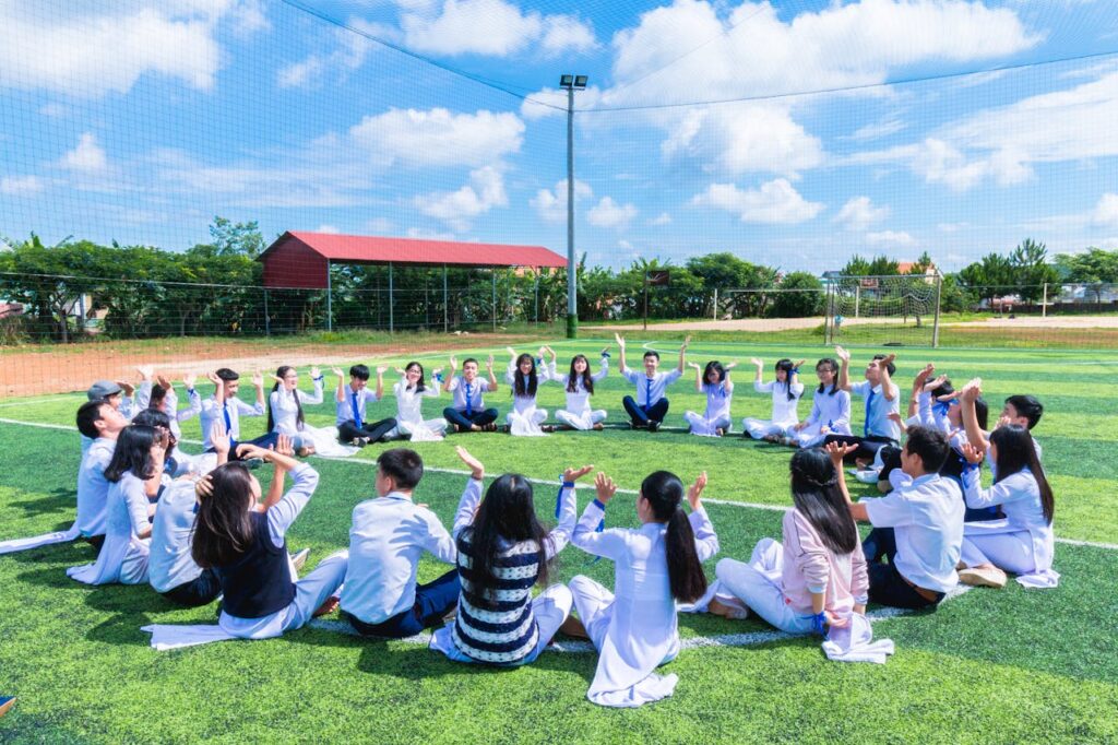 Schule Kreis Lehrer Schüler Sportplatz Vorstellungsfilm für die Schule drehen Tipps und Tricks